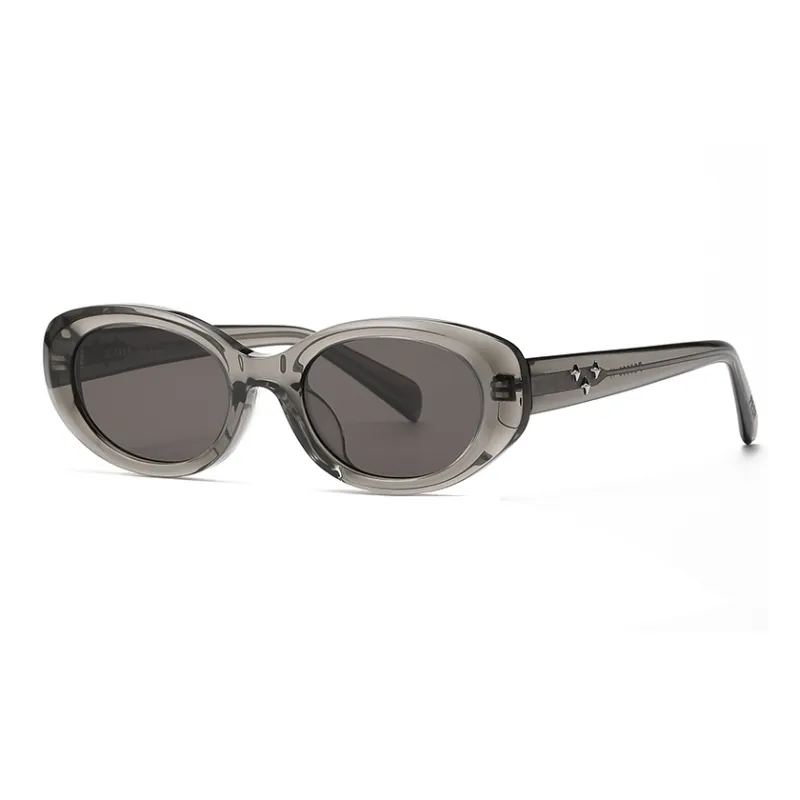 Prsr Plate Frame Oval Sunglasses Unisex-6