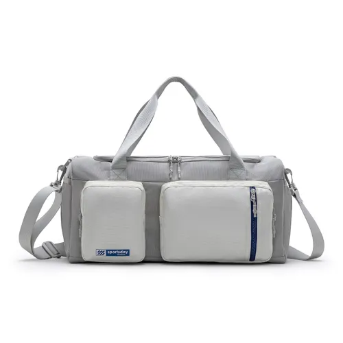 HLA Polyester Swim Bag, Handbag, Yoga Bag, Gym Bag, Shoulder Bag, Travel Bag Unisex Gray