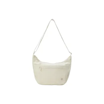 DESCENTE Nylon Hobo Bag Shoulder Bag Women's Ivory
