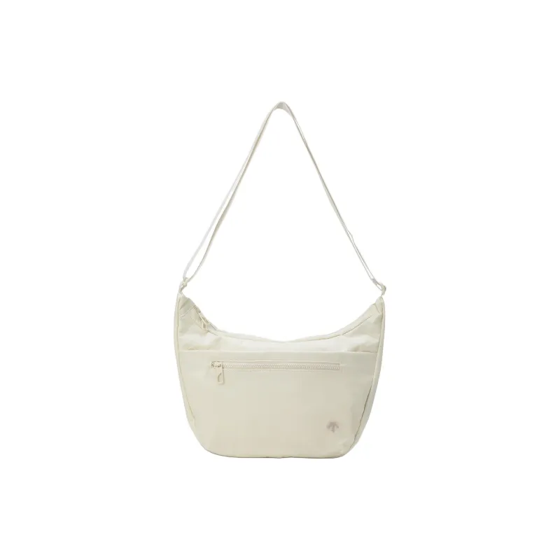 DESCENTE Nylon Hobo Bag Shoulder Bag Women's Ivory-0
