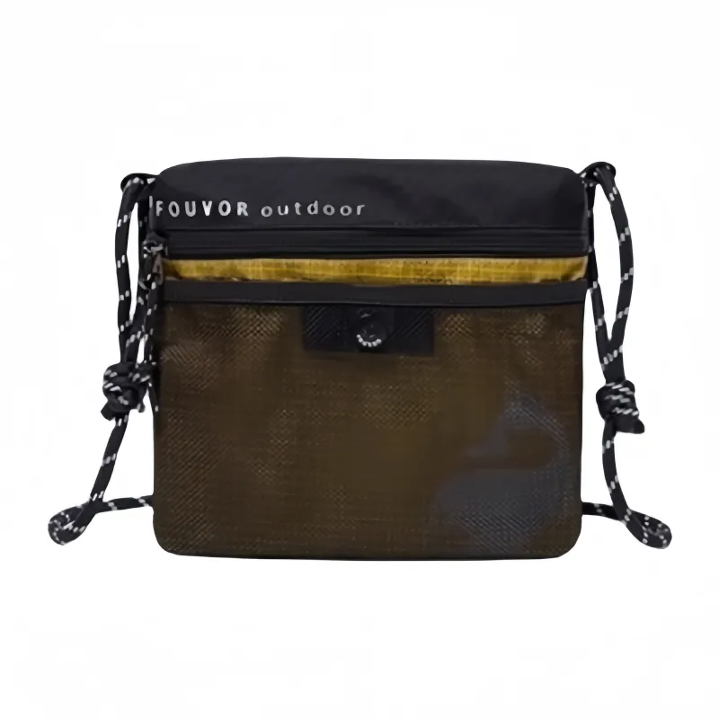 FOUVOR Nylon Fabric Cell Phone Pouch Shoulder Bag Small Backpack Lightweight Canvas Bag Regular Unisex Multicolor-0