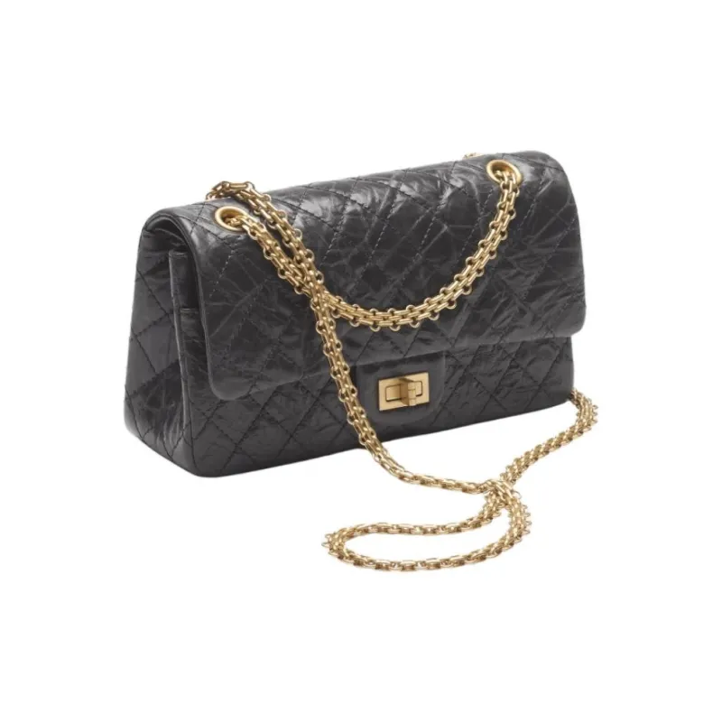 CHANEL Mini 2.55 Handbag Dark Grey AS0874-3