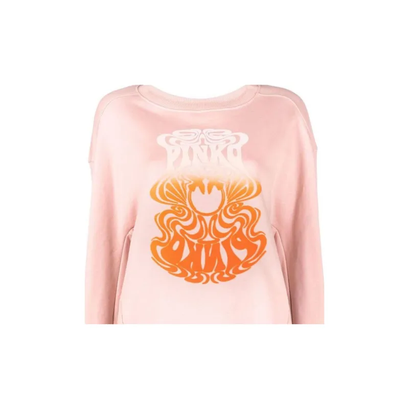 PINKO Sweatshirts Women's Light Pink-3