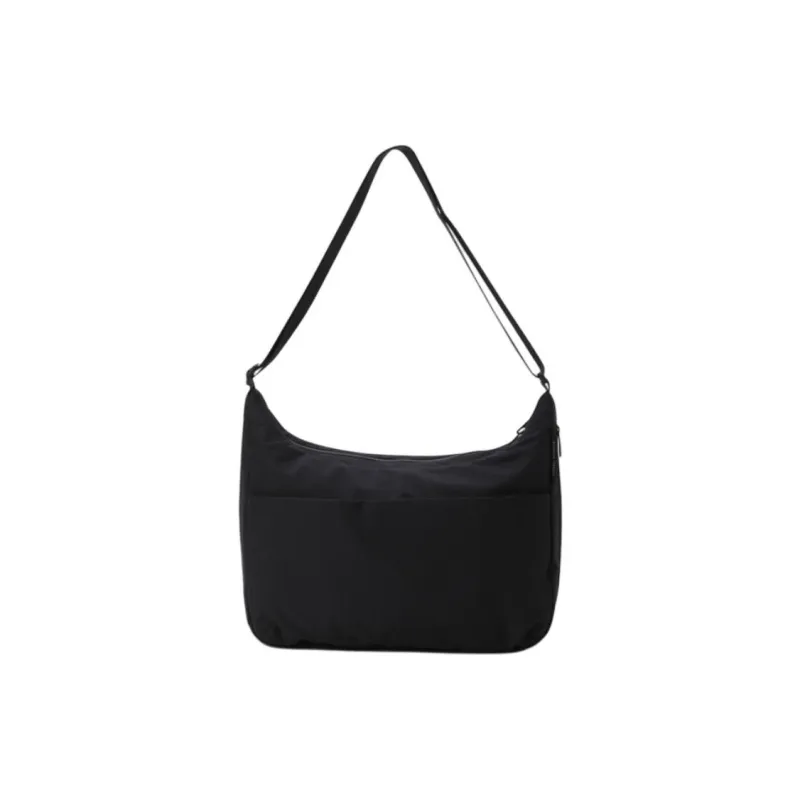 DESCENTE Polyester Shoulder Bag Large Size Unisex Black-4