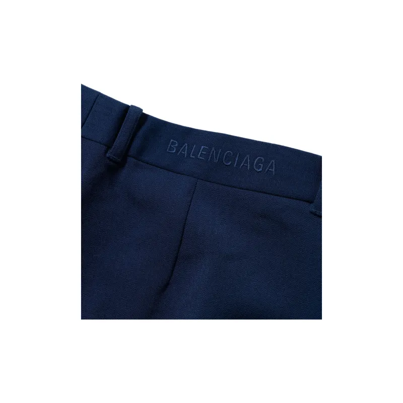 Balenciaga Casual Pants Men Dark Blue-6