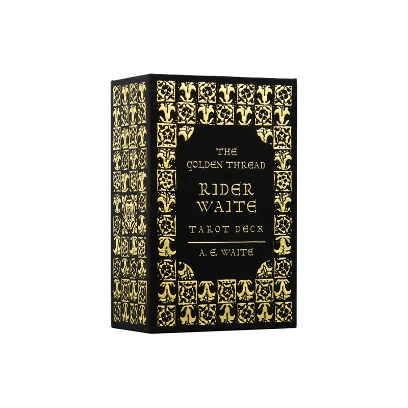 WEITETALUO Gold Thread Leyden Tarot Wirth Cards Board Games-0
