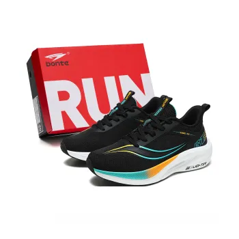 BTE Cushioning Abrasion Resistant Breathable Slip Resistant Low Top Carbon Plate Marathon Running Shoes Unisex