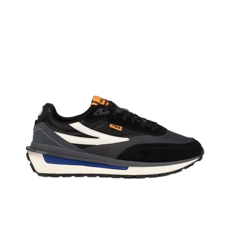 FILA Reggio Anti-Slip Wear-Resistant Low-Top Casual Running Shoes Men's Black-1