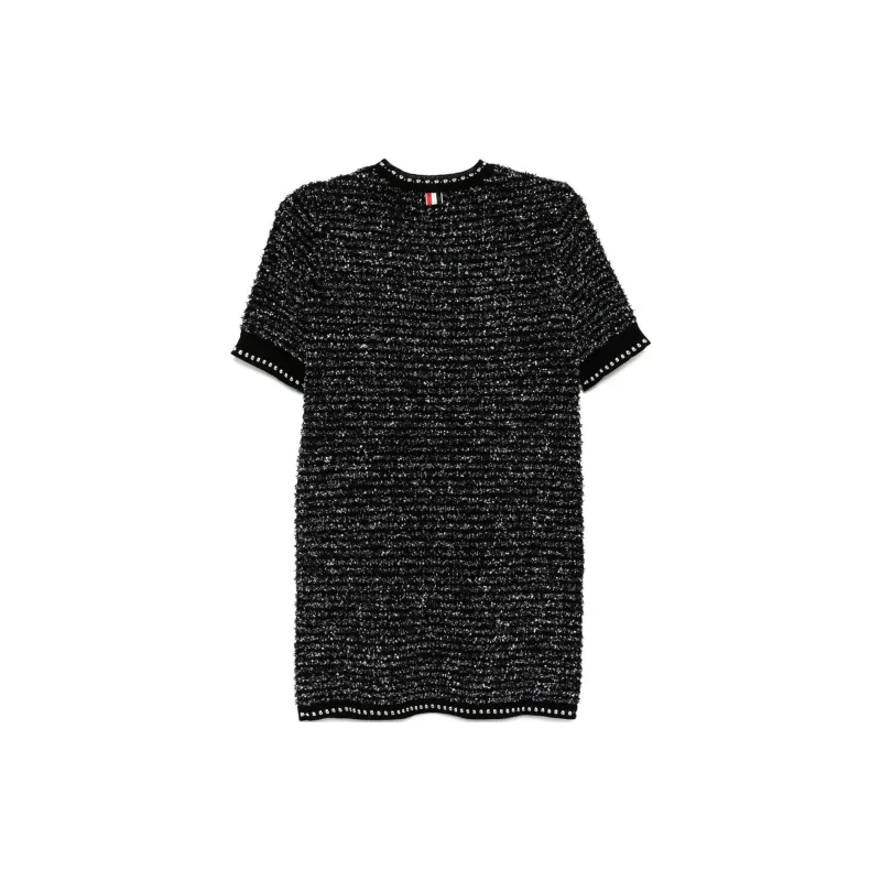 THOM BROWNE Tweed Mini Dress-1