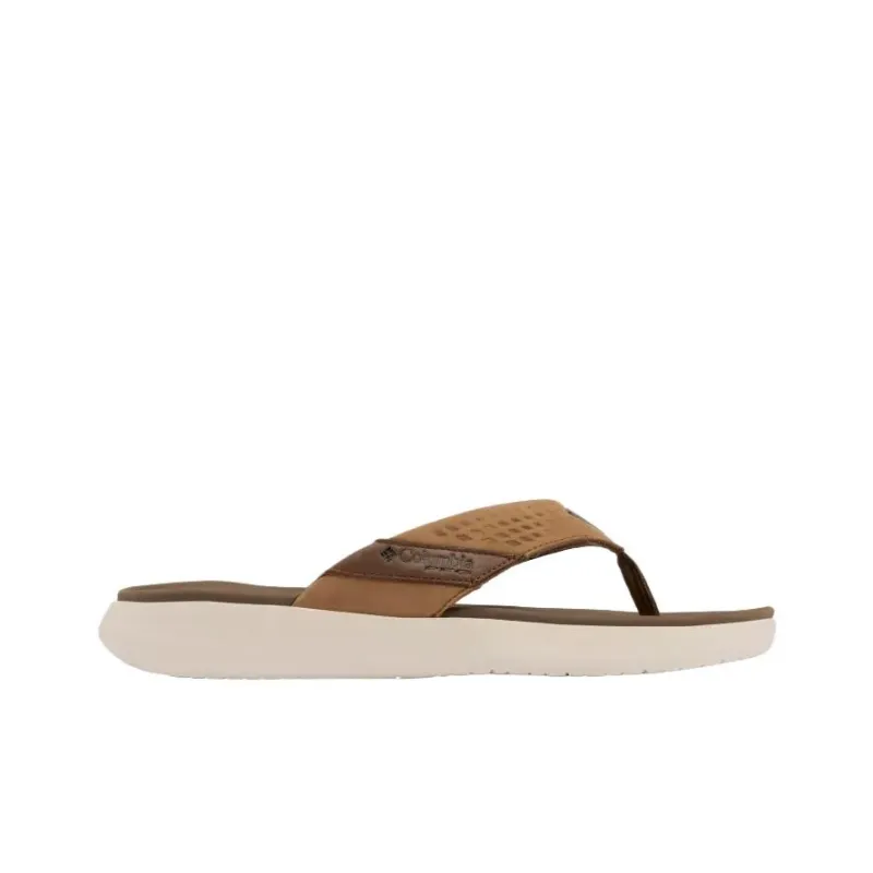 Columbia Quick Dry Flip Flops Men's Black Truffle-1
