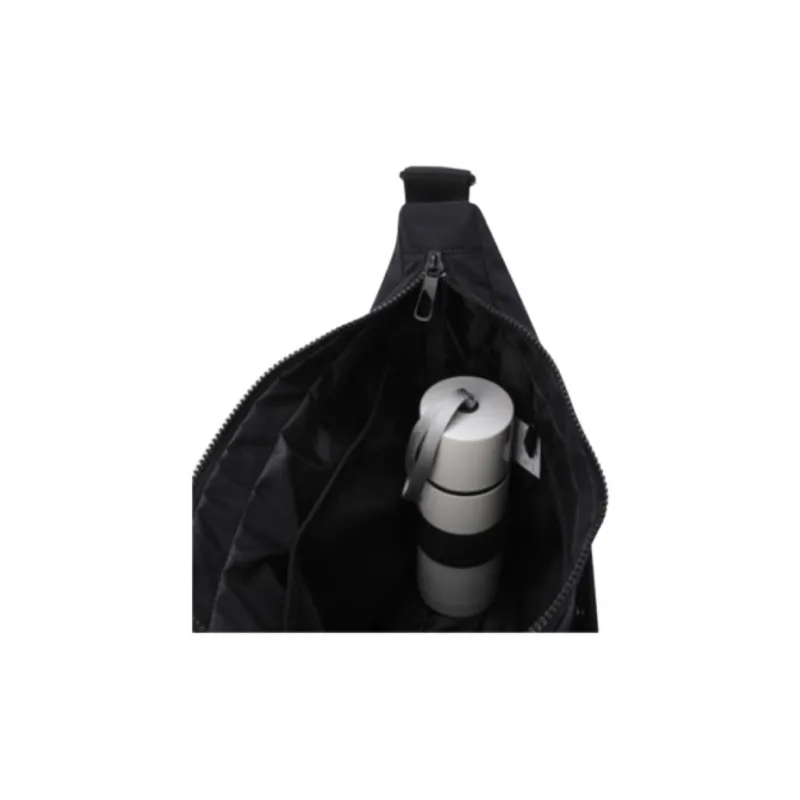 DESCENTE Polyester Shoulder Bag Large Size Unisex Black-10