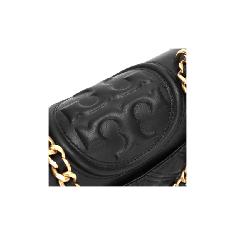 TORY BURCH Fleming Small Convertible Shoulder Bag Black-4