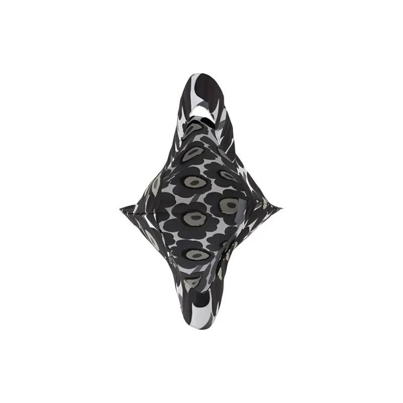 Marimekko Unikko 60th Cotton Tote Bag Shopping Bag Shoulder Bags Mini Women's Black-3