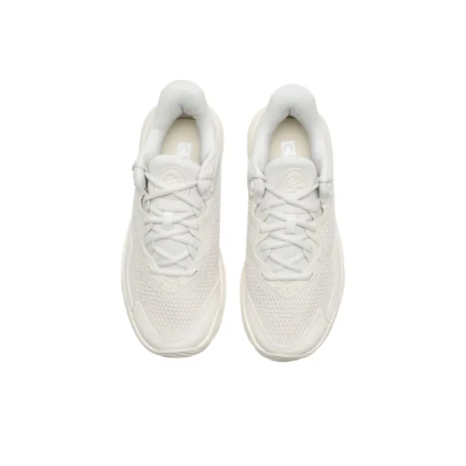 Under Armour Curry Splash 24 Durable Breathable Low Top Basketball Shoes Unisex White-2