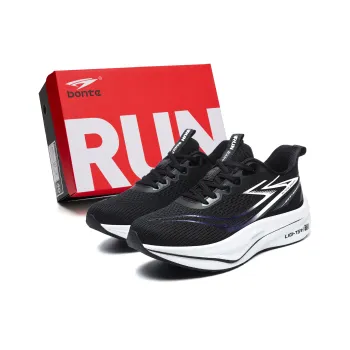 BTE Cushioning, Slip Resistant, Abrasion Resistant, Lightweight, Rebound Low Top Carbon Plate Running Shoes Unisex
