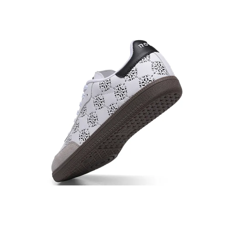 IFXRN x VOIT Anti-Slip And Wear-Resistant Lightweight Low-Top Skateboard Shoes Unisex White Gray Black-4