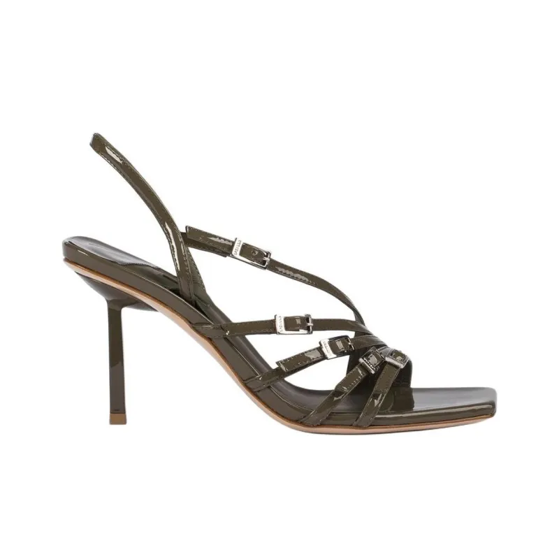Le Silla Scarlet Strap Sandals 8cm Women's Green-1