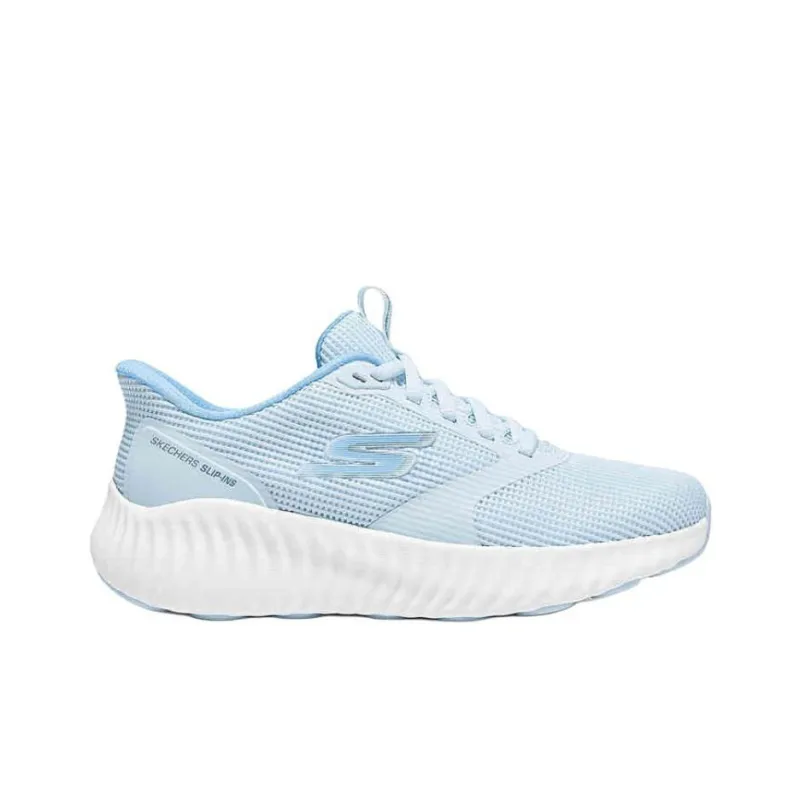 Skechers WOMEN'S GO Series Anti Slip Wear Resistant Low Top Running Shoes Women's Light Blue-1
