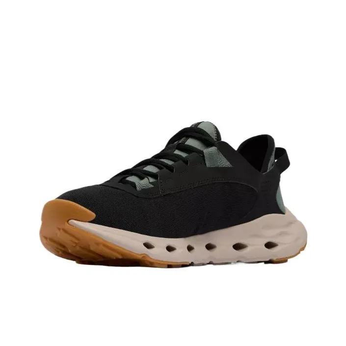 Columbia Drainmaker Slip-Resistant Low-Top Running Shoes Men's Black-2