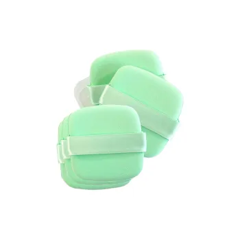 JIAOXUEFEI Biscuit Powder Setting Dry And Wet Dual Use Soft Skin-Friendly Non-Greasy And Non-Yellowing
