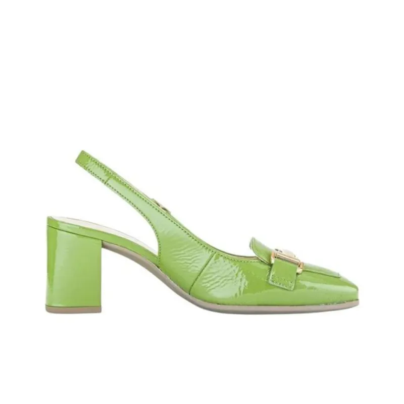 Gabor Fashion Chunky Heel High Heels 6.5cm Women's Green-1