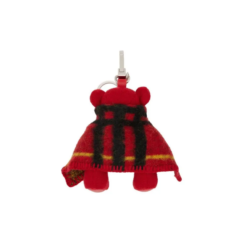 Burberry Wool, Cashmere Keychains Unisex Red-1