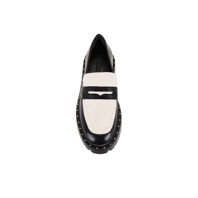 Schutz Christie Loafers 4cm Women's Black-4