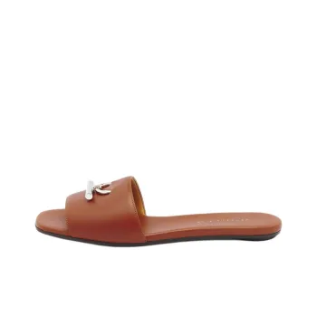 Alexander McQueen T Bar Slip On Slides Women's