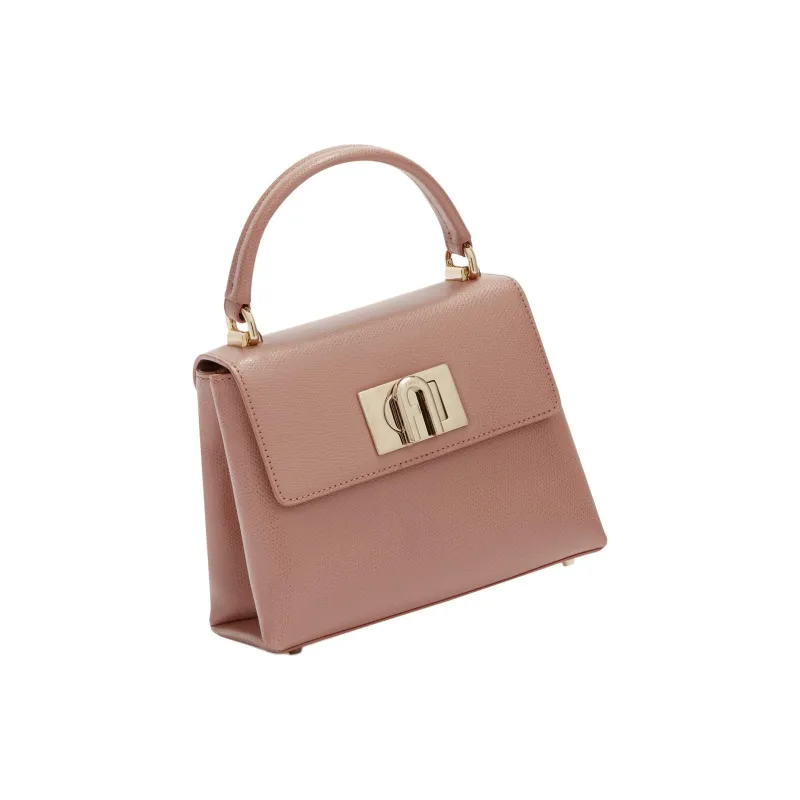Furla Leather Shoulder Bag, Crossbody Bag, Handbag Women's Nude-1