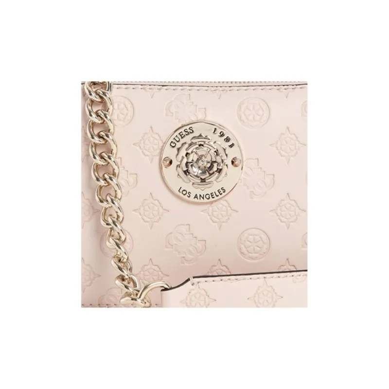 GUESS Polyurethane Camera Bag Shoulder Bag Crossbody Bag Women's Pink-3