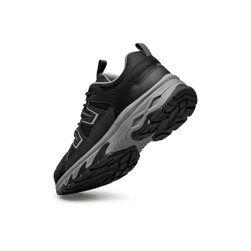 KANGLONG Support Balance Height Increasing Thermal Low Top Casual Shoes Men's-14