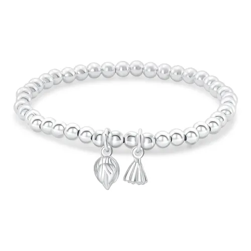 Lao Feng Xiang S999 Fine Silver Pure Silver Bracelets Women's