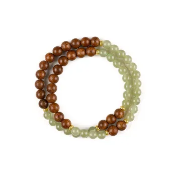 TAMINA Bracelets Green Jade Unisex