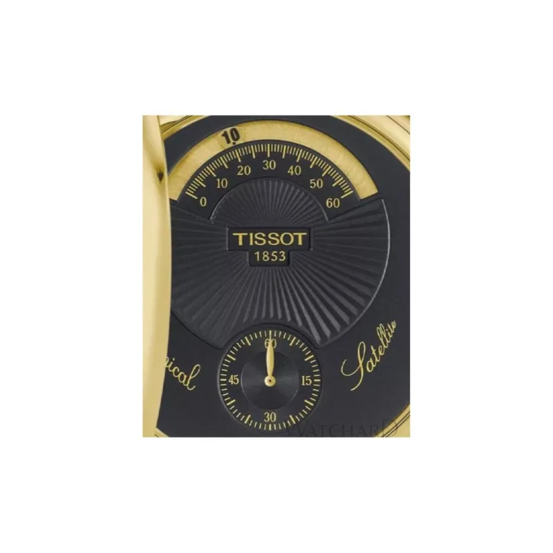 TISSOT Manual Mechanical Movement Stainless Steel/Gold-Plated Watch Case Pocket Watches 52mm Unisex Gold-1