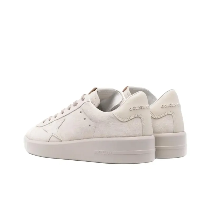Golden Goose Pure Low-Top Skateboard Shoes Women's Taupe-3