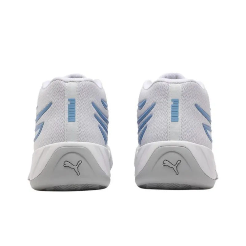 PUMA Court Cushioned Slip-Resistant Mid-Top Basketball Shoes Unisex White-2