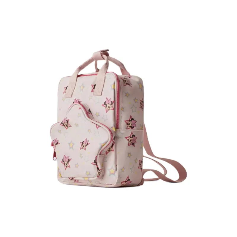 ZARA Polyurethane Backpack Kids' Pink-2