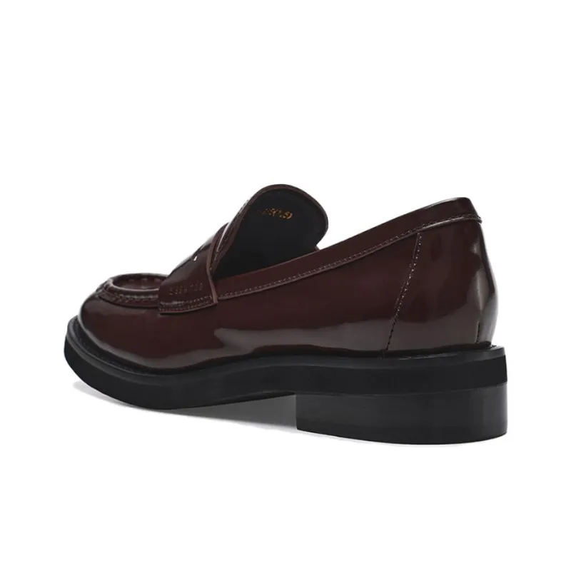 LE SAUNDA Loafers Women's Burgundy/Black-3