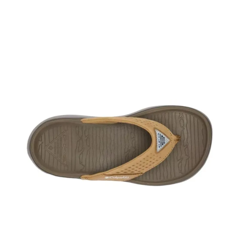 Columbia PFG Boatside Slip-Resistant Flip Flops Women's Sahara Desert-3