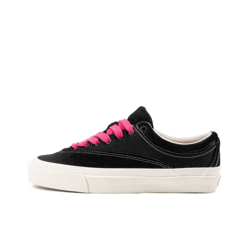 WANSWER Coverage Anti-Slip And Wear-Resistant Low-Top Skateboard Shoes Unisex Black Pink White-0