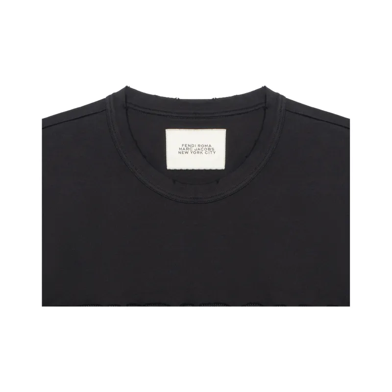FENDI By Marc Jacobs Jersey Short Sleeved T Shirt-4