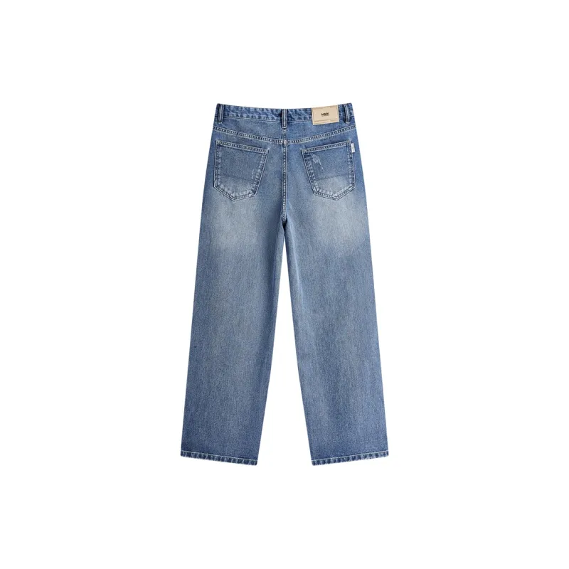 FAIRWHALE Jeans Unisex Medium Blue-1