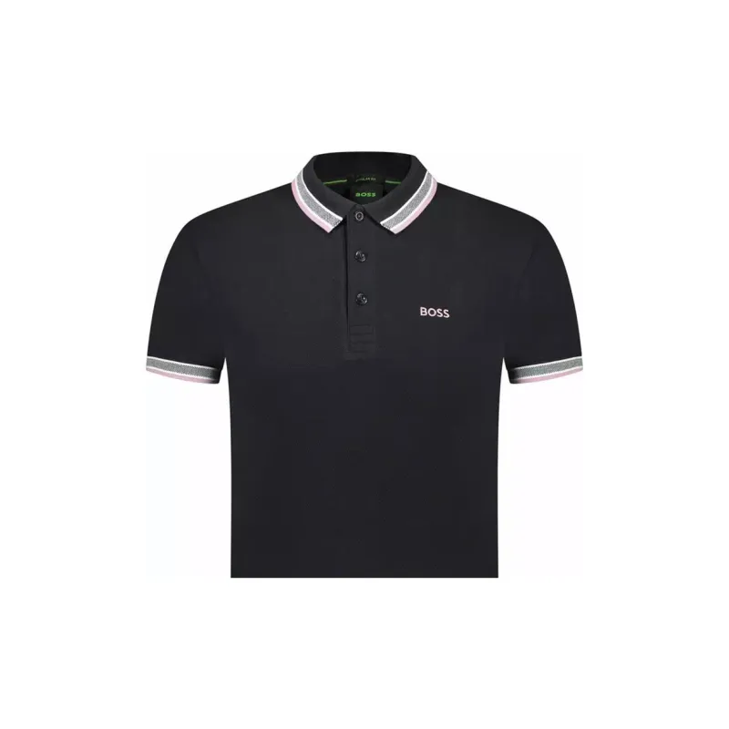 HUGO BOSS Logo Embroidered Short Sleeved Polo Shirt-2