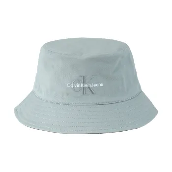CALVIN KLEIN Cotton Bucket Hats Men's Slate Gray