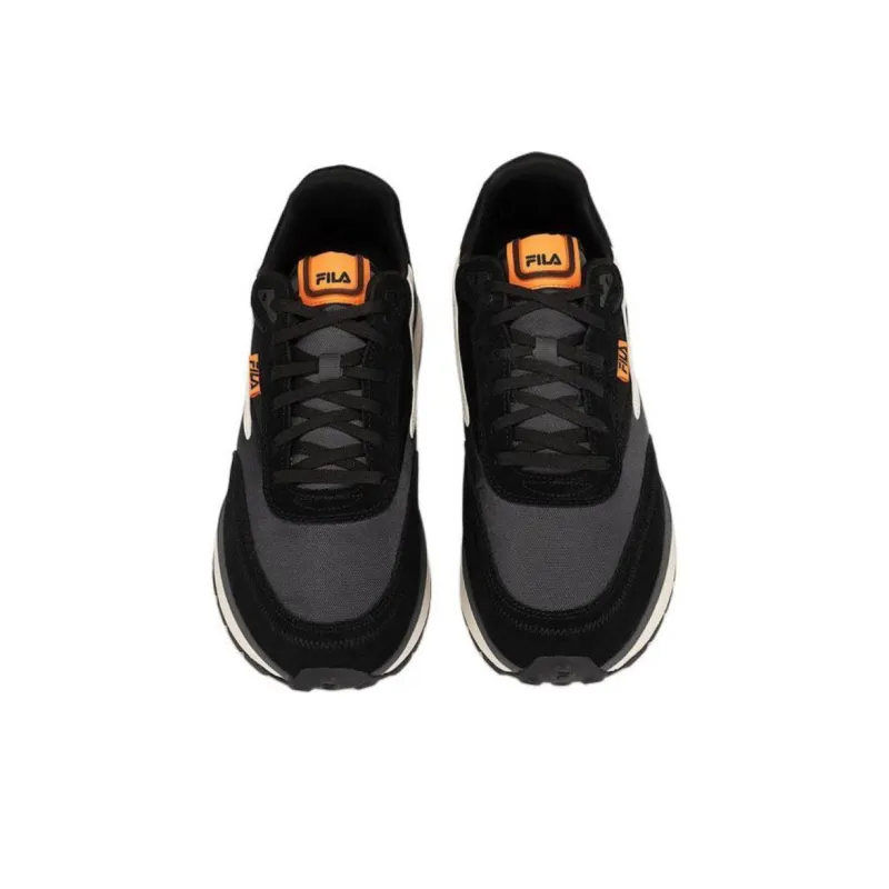 FILA Reggio Anti-Slip Wear-Resistant Low-Top Casual Running Shoes Men's Black-2