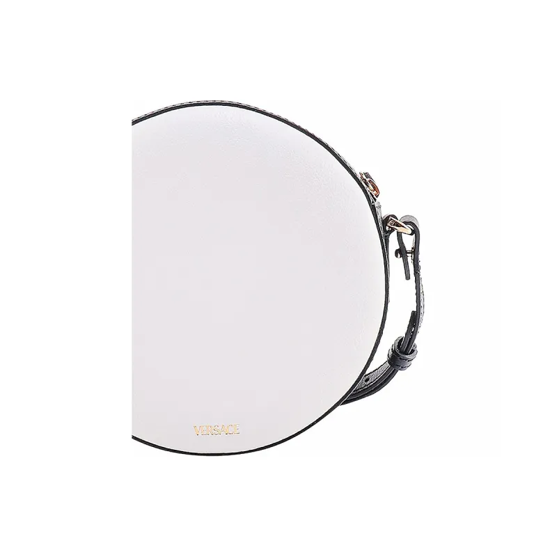 FANSIZHE La Medusa Calfskin Camera Bag Shoulder Bag Crossbody Bag Women's White-3