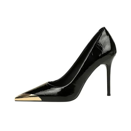 QITUMAUL Slim Heel High Heels 9.5cm Women's