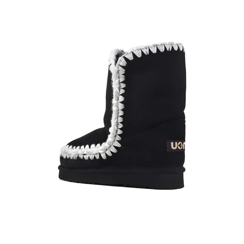 Mou Whipstitch-detail Suede Eskimo Boots-2