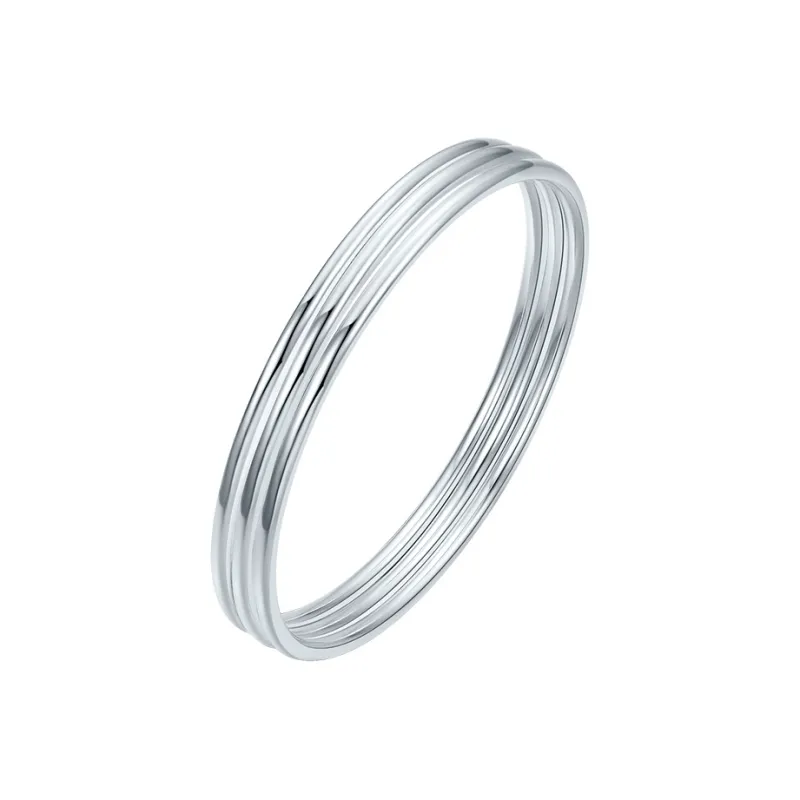 Century Edge Jewelry 999 Fine Silver Bangles Women's-0