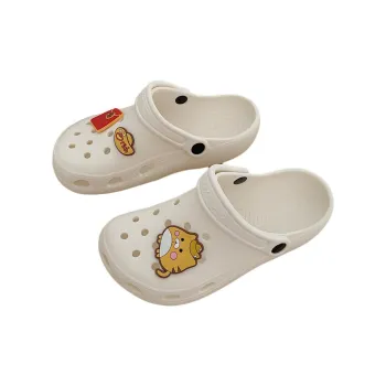 Thin Strips Slippers Unisex, White